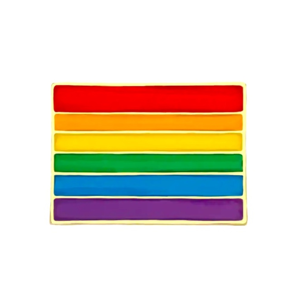 Rainbow Flag Enamel Pin